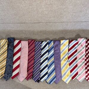 Donald J. Trump Signature Collection Silk Ties – Striped & Patterned - Lot Of 13
